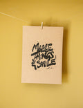 Make Things & Smile | Handmade Lino Print